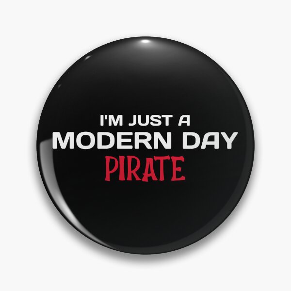 Item preview, Amputee modern day pirate funny slogan white font designed and sold by NerdnGeekshop.