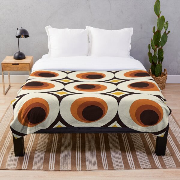 Item preview, 1970s Orange Mid-Century Modern Circle 1 designed and sold by Home-Hub.