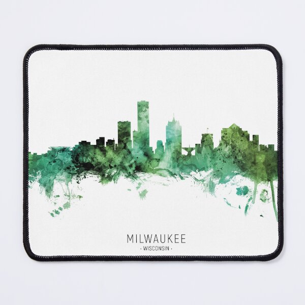 Item preview, Milwaukee Wisconsin Skyline designed and sold by ArtPrints.