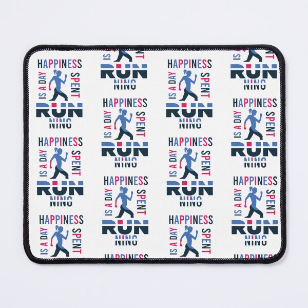 Item preview, Funny Happiness Is A Day Spent Running Female Running Lovers Gift Funny Cool Women Runners Quote  designed and sold by pedrored369.