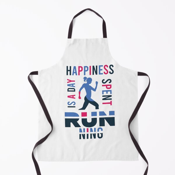 Item preview, Funny Happiness Is A Day Spent Running Female Running Lovers Gift Funny Cool Women Runners Quote designed and sold by pedrored369.