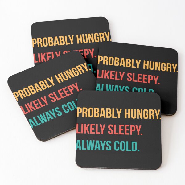 Item preview, Vintage Probably Hungry Likely Sleepy Always Cold  designed and sold by NawalMagdy.