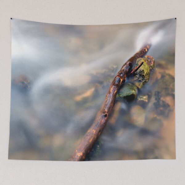 Item preview, Branch and stone in the wild brook designed and sold by frankuffmann.