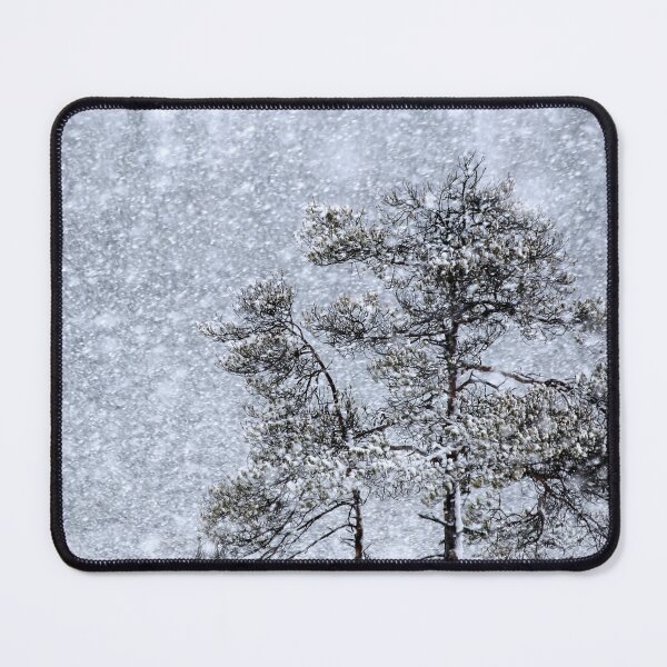 Item preview, 8.2.2022: Pine Trees in Snowfall designed and sold by Petri Volanen.
