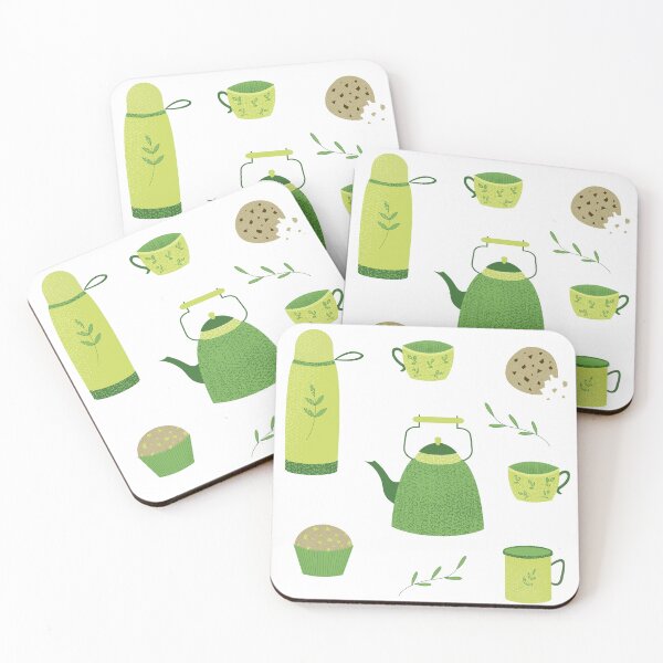 Aperçu de l'œuvre Service à thé Cottagecore, Farmcore Tea Time créée et vendue par indiVisibl.