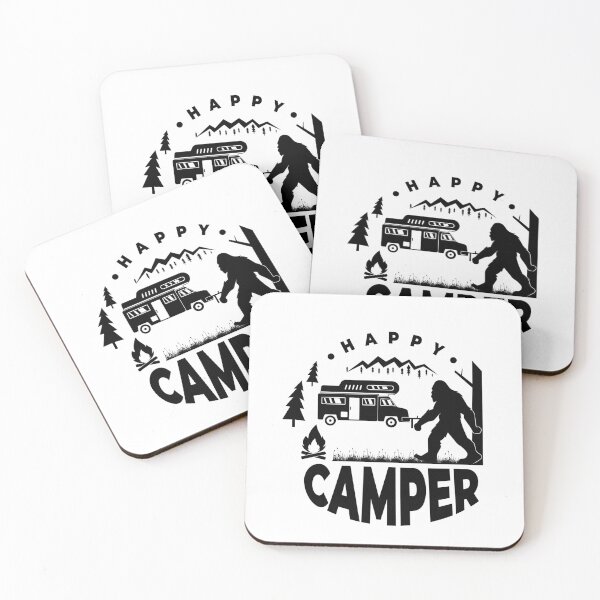 Artikelvorschau, Camping-T-Shirt, glückliches Camper-Shirt, Camping-Geschenk, lustiges Camping-Shirt, Geschenk für Papa, Outdoor-Shirt für Sie und Ihn entworfen und verkauft von SundayFootball.