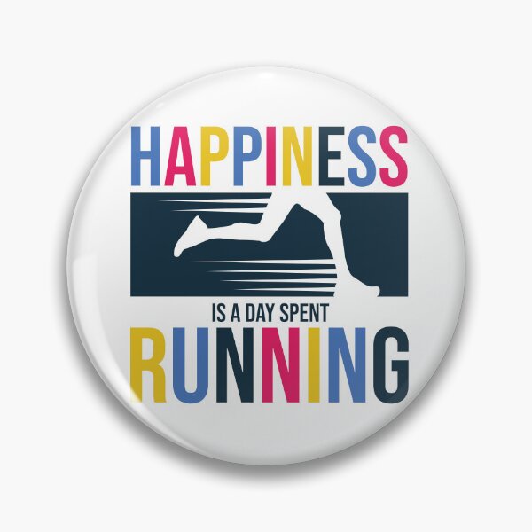 Item preview, Funny Happiness Is A Day Spent Running Colorful Running Lovers Gift Funny Cool Unisex Runners Quote  designed and sold by pedrored369.