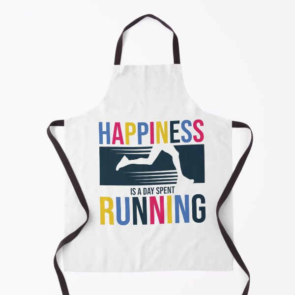 Item preview, Funny Happiness Is A Day Spent Running Colorful Running Lovers Gift Funny Cool Unisex Runners Quote designed and sold by pedrored369.