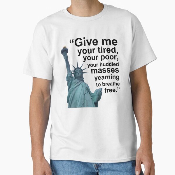 Item preview, Liberty - Give Me Your Tired, Your Poor, Your Huddled Masses designed and sold by ResistNow.
