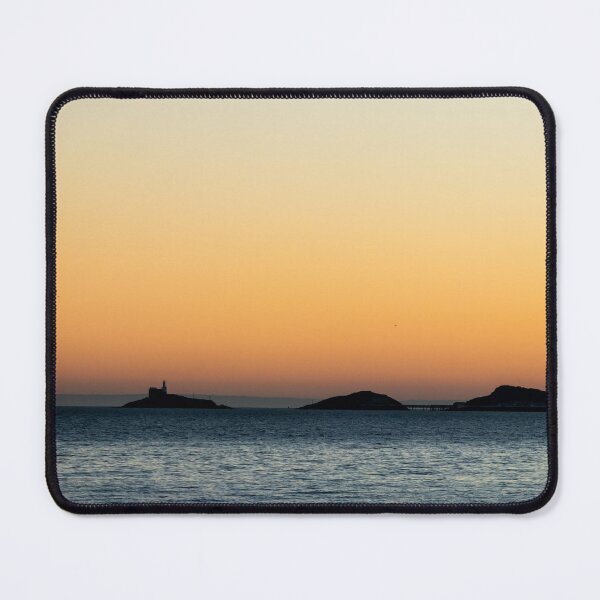 Item preview, Swansea Mumbles lighthouse Sunset designed and sold by BadgerCastle.