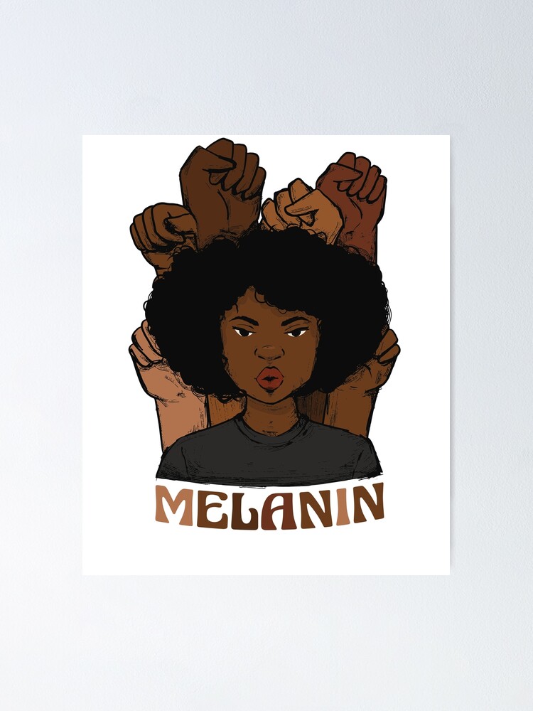 Melanin Proud Black Woman Women History Month Pride African