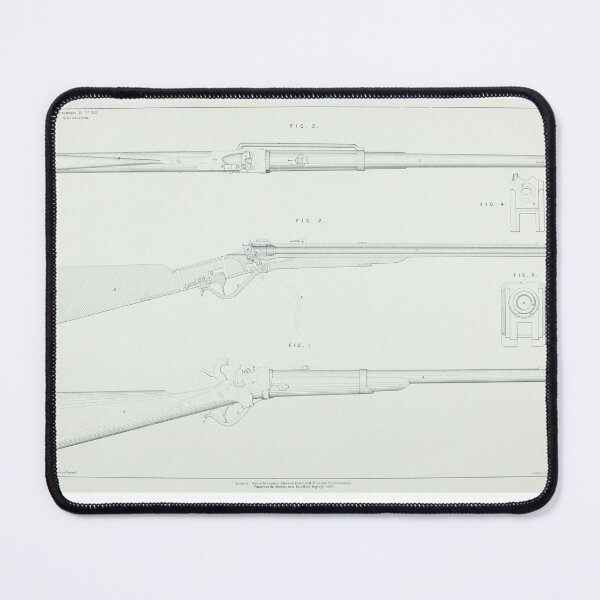 Item preview, "Improvements in Breech-Loading Fire-Arms" Sharp 1852 designed and sold by Lambert & Lambert Antiques.