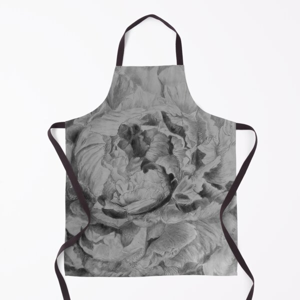 Item preview, Black and White Peony flower in full bloom Drawing designed and sold by AngelaHart1.