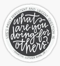 MLK quote Sticker