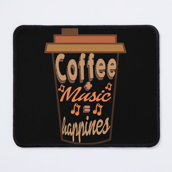 Artikelvorschau, Kaffee- und Musikglück entworfen und verkauft von Quotes ⭐⭐⭐⭐⭐.