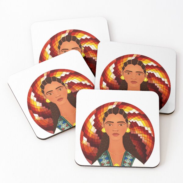 Item preview, Ethiopian Women Art designed and sold by HabeshaFashion.