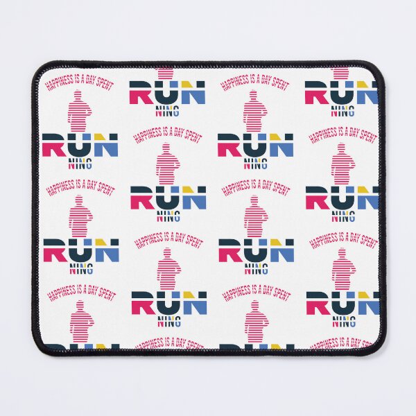 Item preview, Funny Happiness Is A Day Spent Running Creative Design Running Lovers Gift Funny Cool Runners Quote designed and sold by pedrored369.