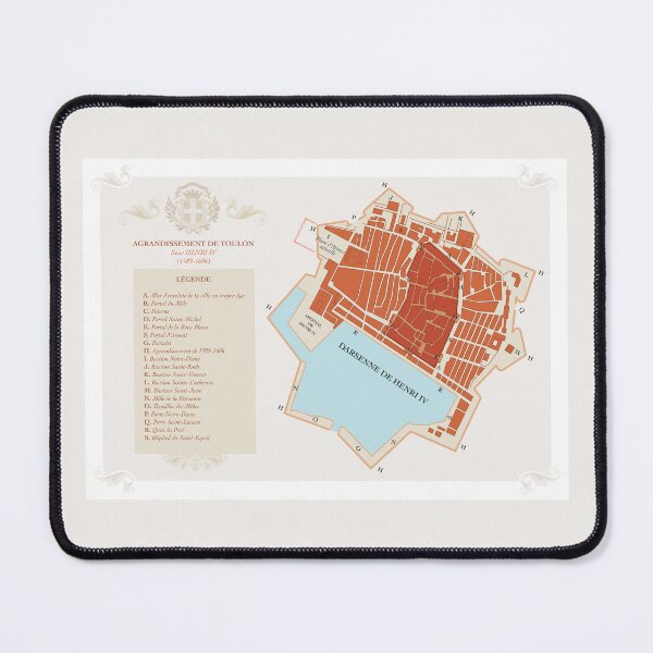 Item preview, Poster Enlargement of Toulon under Henri IV designed and sold by ladstudio.