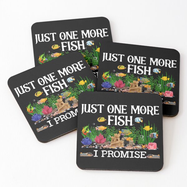 Item preview, Just One More Fish I Promise Funny Aquarium Joke Fish Lover designed and sold by CREATIVE-TEE.