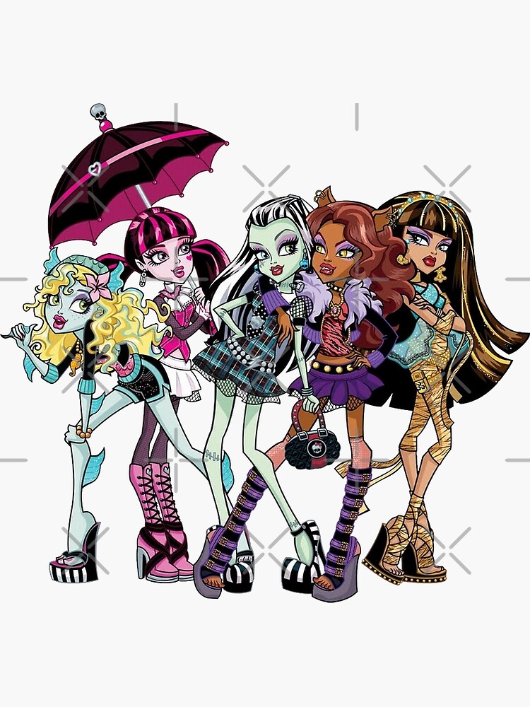 Monster High Boo-riginal Draculaura, Clawdeen, Frankie and Lagoona