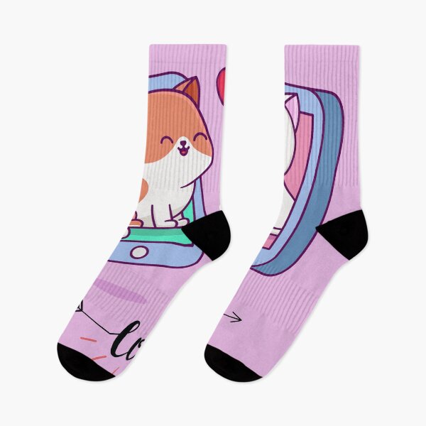 Item preview, Two lovely cats relationship on phone cartoon designed and sold by I'm  Redz.
