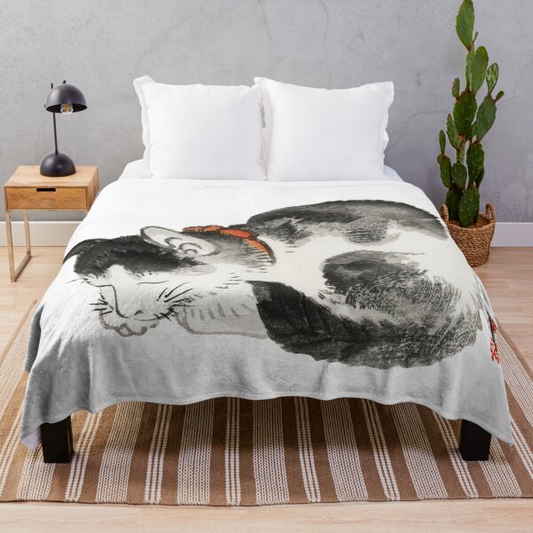 Item preview, Sleeping cat by Kōno Bairei designed and sold by see-the-fox.