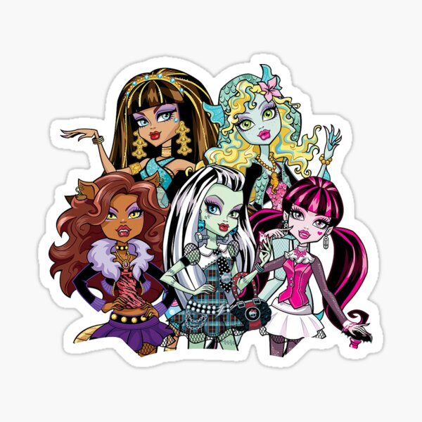 Monster High Lagoona Blue Sticker for Sale by BreannaRobin