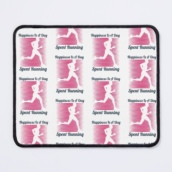 Item preview, Funny Happiness Is A Day Spent Running Creative Art Running Lovers Present Funny Cool Runners Saying designed and sold by pedrored369.