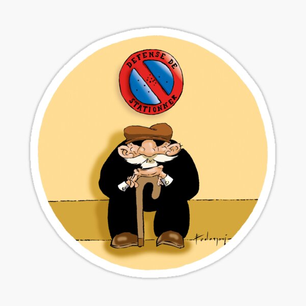 Petru Santu - Défense de stationner Sticker