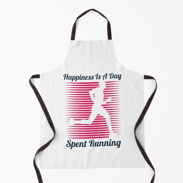 Item preview, Funny Happiness Is A Day Spent Running Creative Art Running Lovers Present Funny Cool Runners Saying designed and sold by pedrored369.