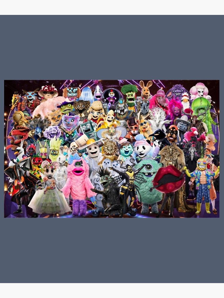 Discover The Masked Singer Us Every Characters Premium Matte Vertical Poster