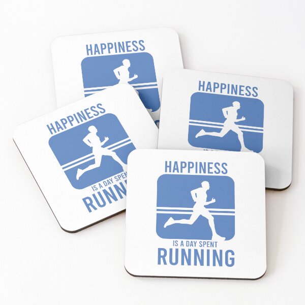 Item preview, Funny Happiness Is A Day Spent Running Simple Cool Running Lovers Gift Funny Great Unisex Runners Quote  designed and sold by pedrored369.