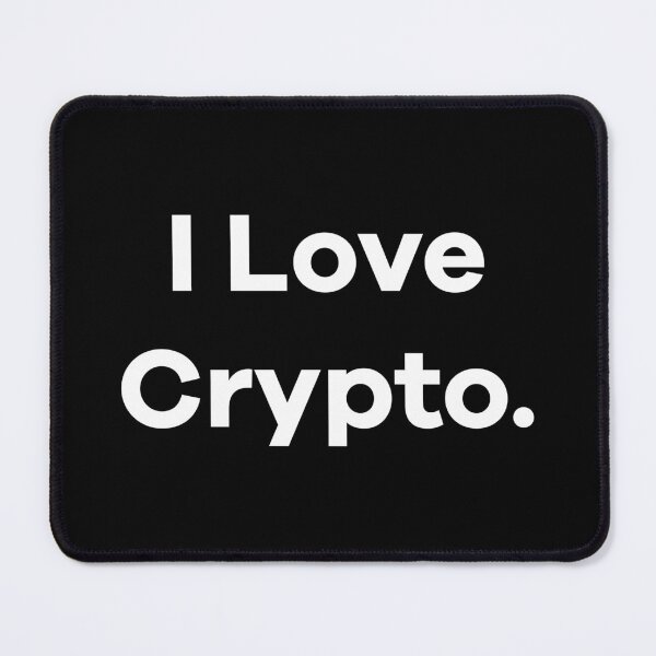 Item preview, I Love Crypto designed and sold by heyluckyseven.