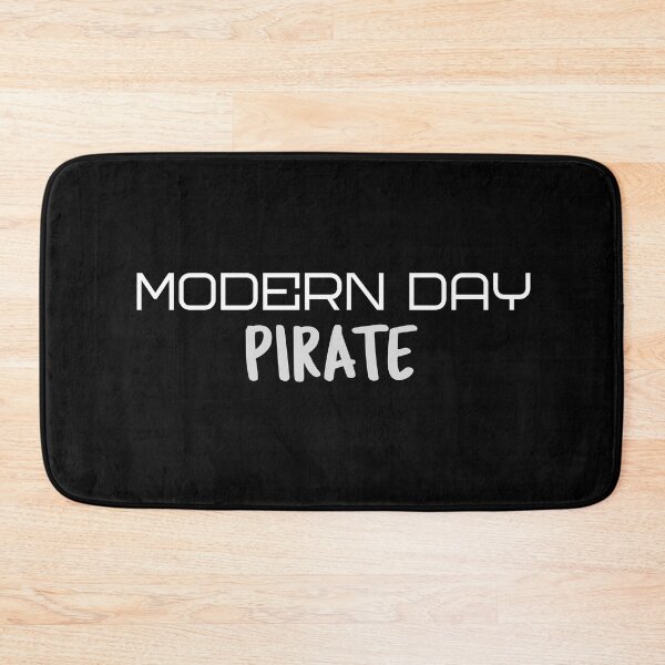 Item preview, Amputee modern day pirate funny slogan white font designed and sold by NerdnGeekshop.