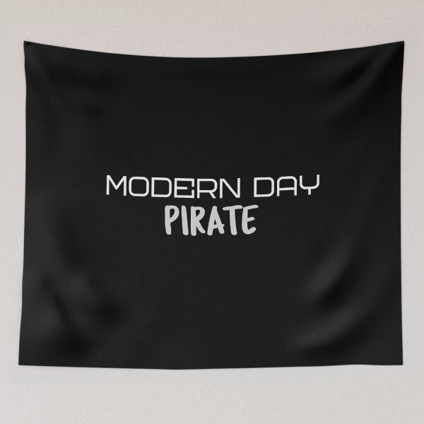 Item preview, Amputee modern day pirate funny slogan white font designed and sold by NerdnGeekshop.