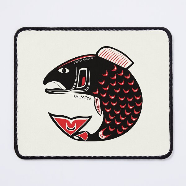 Item preview, SALMON - Native American Totem, Zodiac Spirit Animal Sign  designed and sold by CattDesigns.