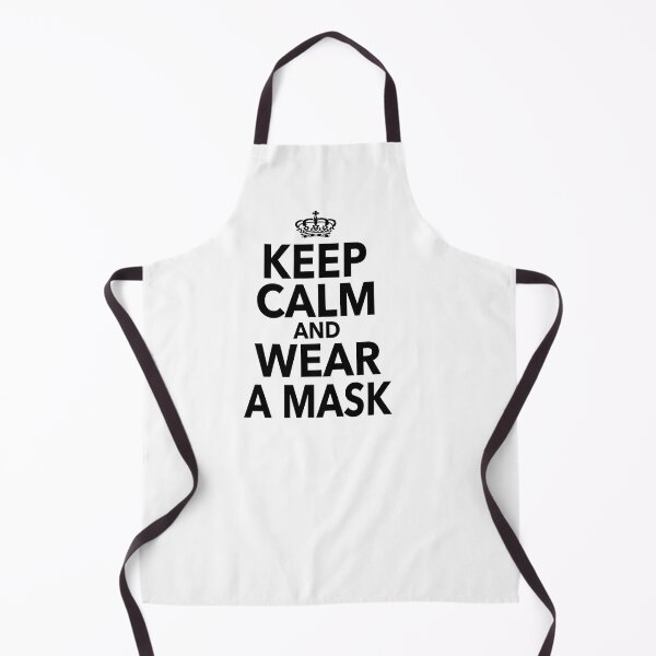 Item preview, Keep Calm And Wear A Mask Quote designed and sold by JooArtPrints ★★★★★.