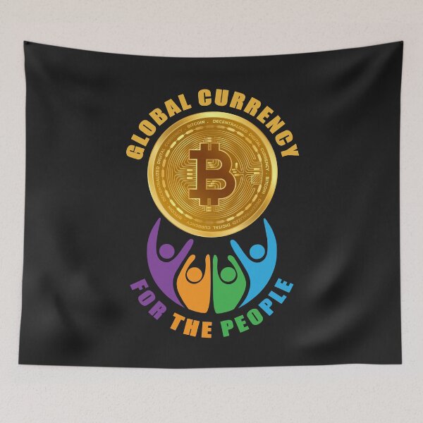 Item preview, Global currency for the people. Bitcoin. Crypto. designed and sold by SerhiiArt.