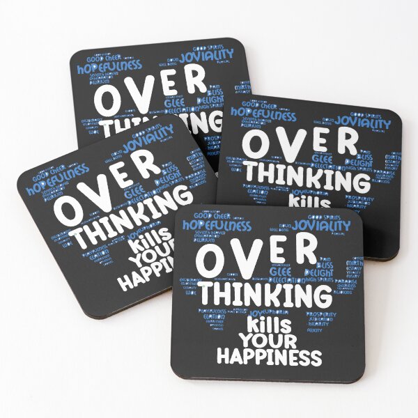 Item preview, overthinking kills your happiness designed and sold by mauryaart563.