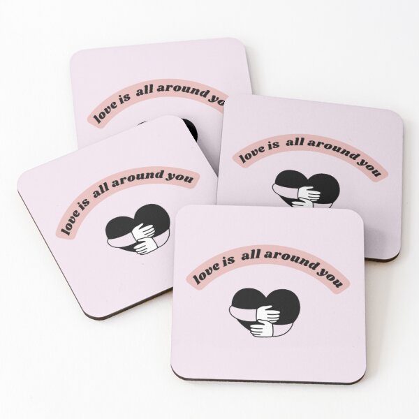Item preview, Love Is Around You Romantic Quote designed and sold by babyleafshop.