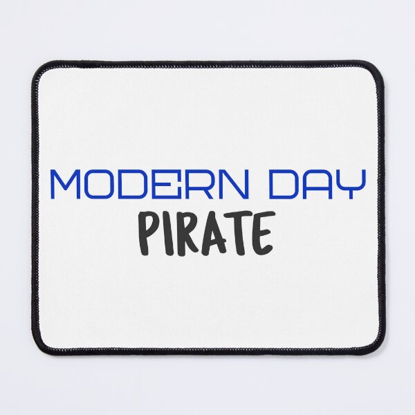 Item preview, Amputee modern day pirate funny slogan black font designed and sold by NerdnGeekshop.