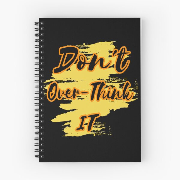 Item preview, Don't Overthink It designed and sold by my-green-gecko.