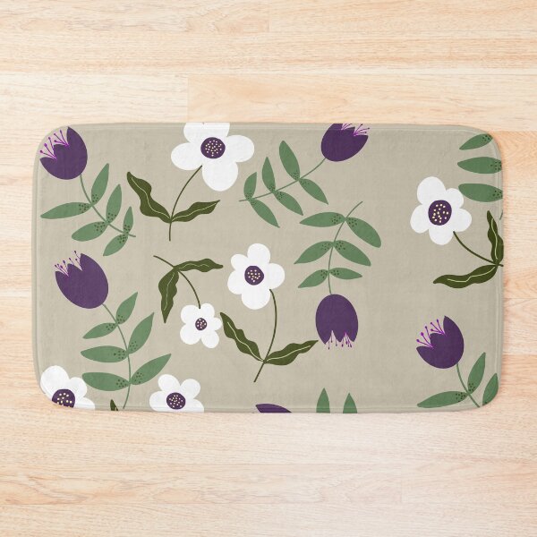 Item preview, Greyish yellow floral illustration  designed and sold by smrithi2936.