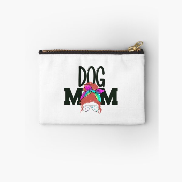Item preview, Dog Mom Redhead Tie Dye Messy Bun designed and sold by ItsaMomThingLLC.