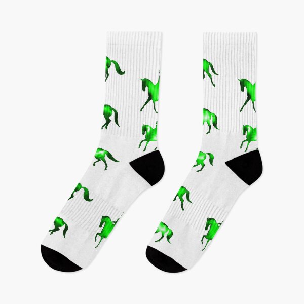 Item preview, Dressage Horse Silhouettes (Green) designed and sold by illucalliart.