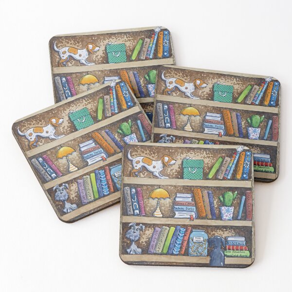 Item preview, Dogs in the library designed and sold by sanyijudit.