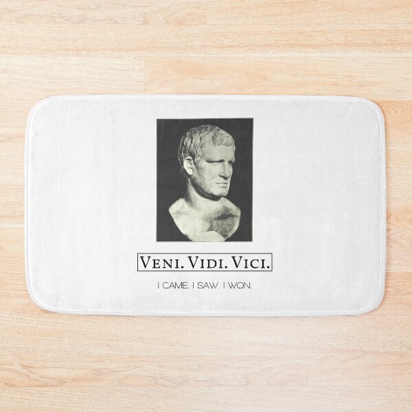 Item preview, Ceasar Portrait Veni. Vidi. Vici. I came. I saw. I won. Old Latin Phrase From Ceasar designed and sold by WordsOf--Wisdom.