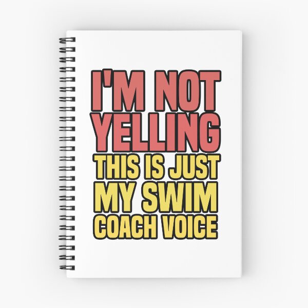 Item preview, I'm Not Yelling This is just My Swim Coach Voice Funny Saying Gift designed and sold by BestComicss.