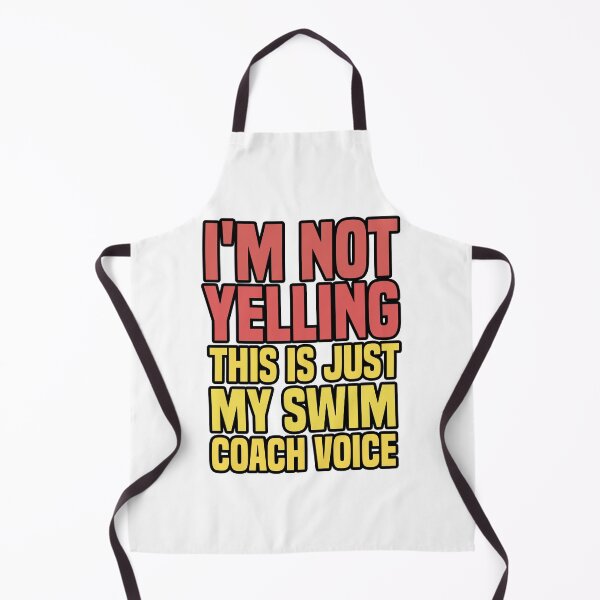 Item preview, I'm Not Yelling This is just My Swim Coach Voice Funny Saying Gift designed and sold by BestComicss.