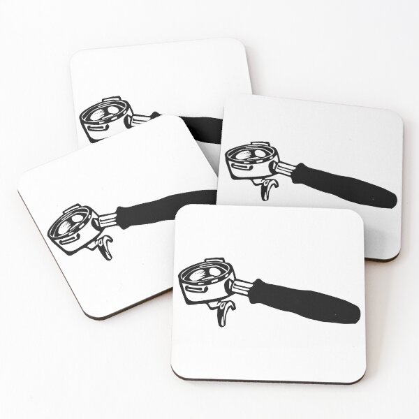 Item preview, Portafilter Vector Block Print designed and sold by Natalie Zysk.